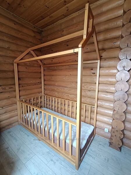 Ліжко будиночок з матрацом
