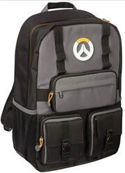 Рюкзак Overwatch MVP Laptop Backpack Black/Grey Jinx, кепка в подарунок