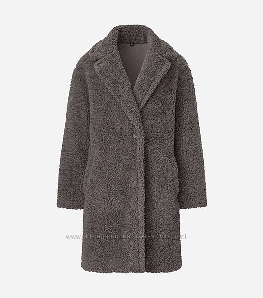 Плюшеве пальто Uniqlo Teddy на флісі, розм. М