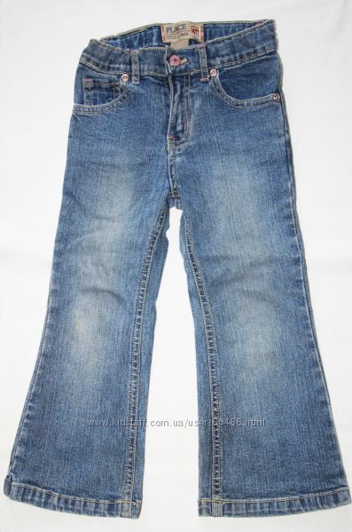 Джинсы для деток от 2 до 7 лет.