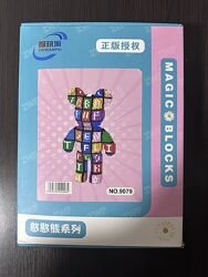 Продам 3D конструктор ведмедика Абетка Magic Bloocks