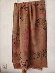 Шарф палантин шерсть натуральная, Palombina 