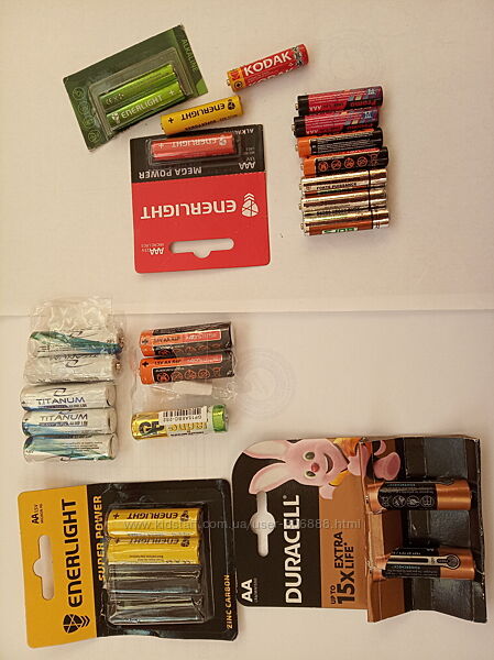 Батарейки AA та AAA ціна за 24 батарейки