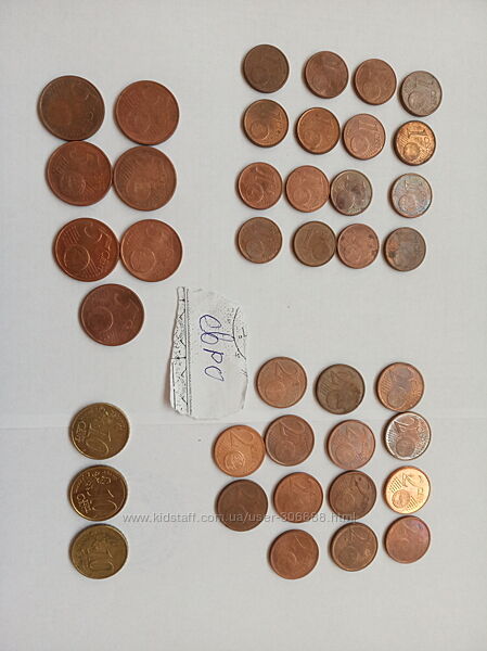 Монети Європи, Азії та США