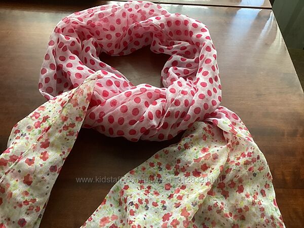 Легкий , тонкий шарф- шаль. Tchibo Германия