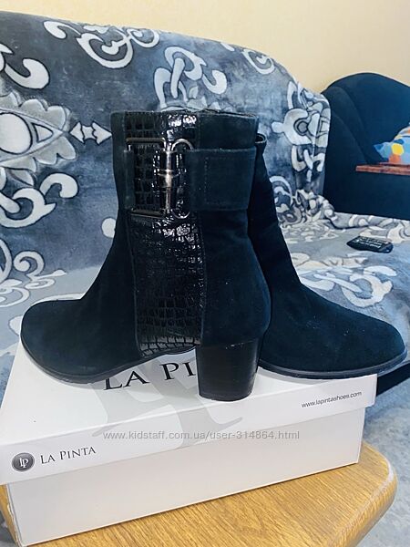 Полусапожки замша 39р