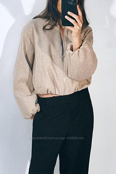 Трендова куртка бомбер Zara