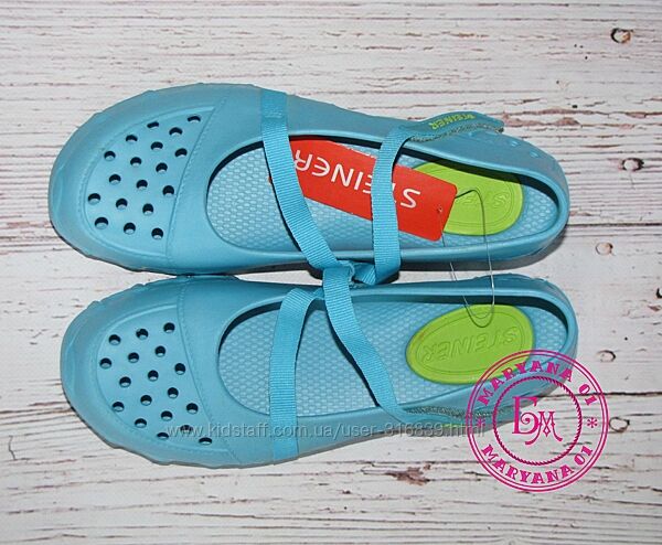 Яскраві крокси, аквашузи steiner блакитні