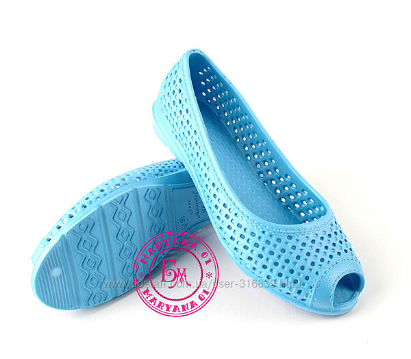 Літні балетки блакитні