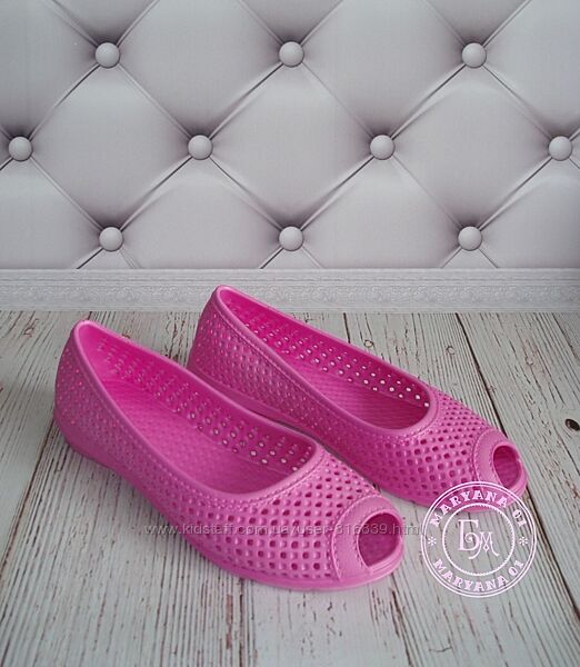 Літні балетки рожеві