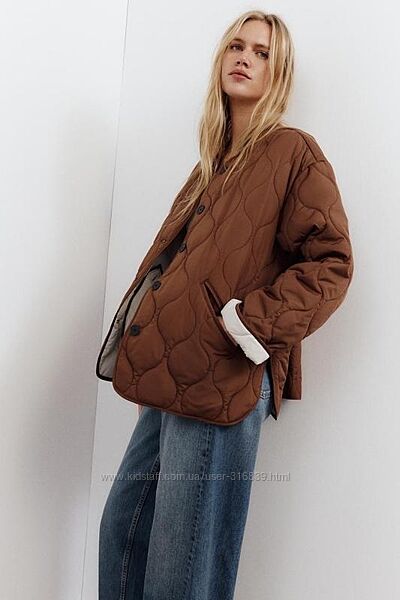 Стьобана куртка oversize Zara