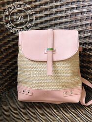 Трендовий жіночий рюкзак / рожевий