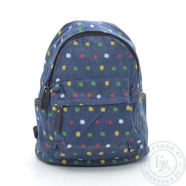 Джинсовий рюкзак little pigeon / синій