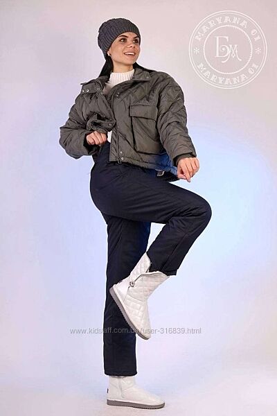 Зимові жіночі штани / сині