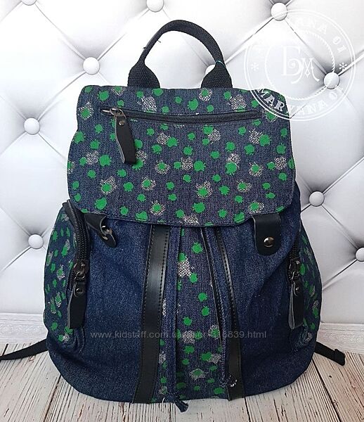 Джинсовий рюкзак little pigeon