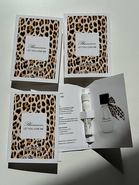 Blumarine Let You Love Me пробники