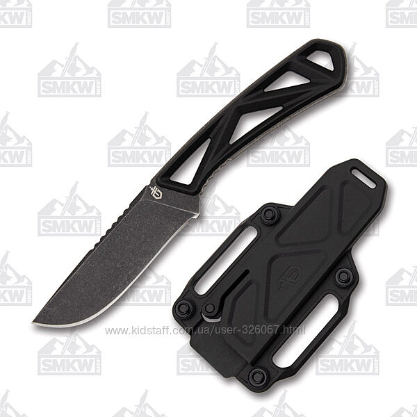 Ніж Gerber EXO-MOD Drop Point Fixed Blade Knife Black 30-001800. Оригінал