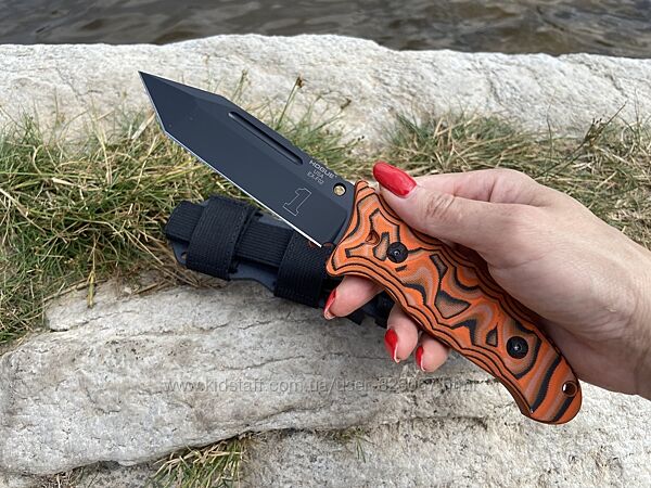 Ніж з фіксованим клинком Hogue EX-F02 Tanto Point Fixed Blade. Оригінал