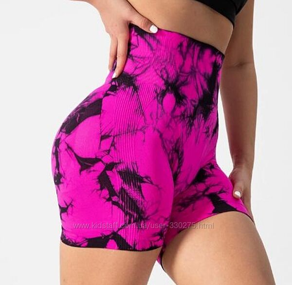 Мармурові шорти велосипедки Push ap ефект