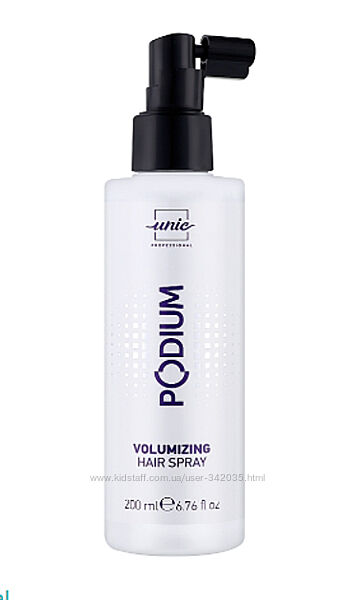 Професійна косметика. Спрей PODIUM Volumizing для об´єму волосся