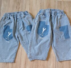 Джинсові шорти 140 розмір двійнятам