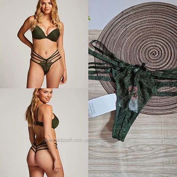 Hunkemoller Мереживні мягенькі трусики р. л сток