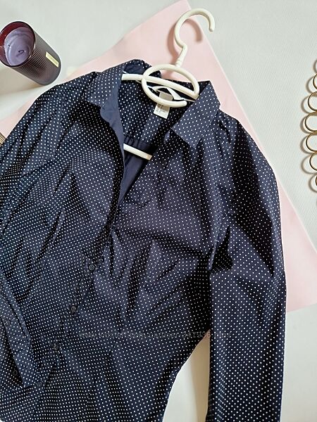 Сорочка стрейч у горох р 10-12 h&m