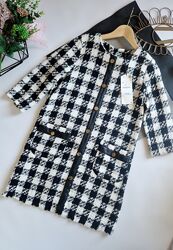 Zara Демі сукня твід р С , М . Сток 