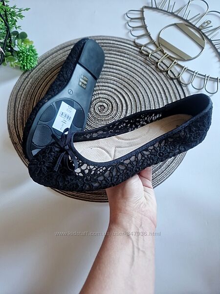 Evans чудові ажурні балетки ортопед шкіра р.40.7 сток