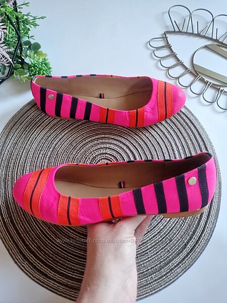 Балетки жіночі текстиль і шкіра р.39 24.5