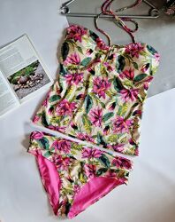 Яскравий купальник танкіні р 16 matalan 