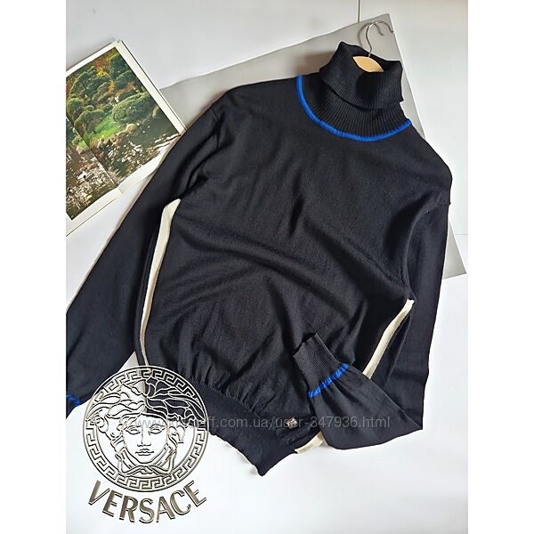 Versace medusa светр гольф р. хл мерінос оригінал