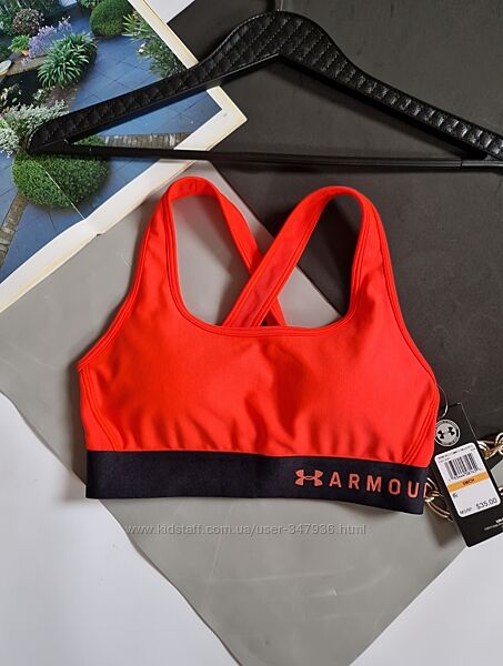 Спортивний топ компресійний Under Armour Mid Crossback р. с сток