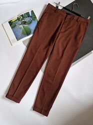 H&M костюмні брюки р m  у кольорі шоколад 