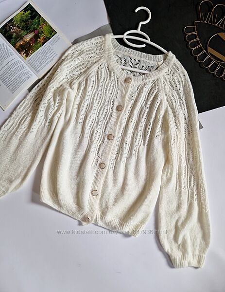 Ажурна кофта кардіган р л- хл