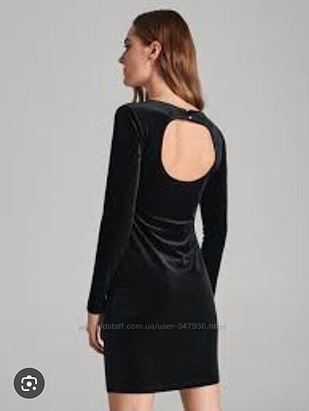 Sinsey оксамитова сукня з гарною спинкою р м- л 