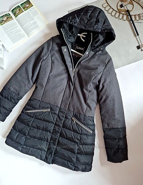 CMP брендовий пуховик куртка пальто р хс Оригінал Пух вовна Мембрана