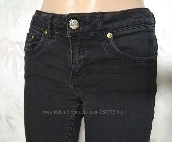 Bershka Denim джинсы скинни обтягивающие чёрные 36eu 8uk xs