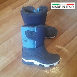 Якісні італійські зимові чоботи, черевика 27/28 розмір