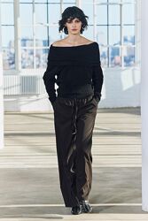 Широкі коричневі штани в смужку Zara - XS, S, M, L  Більшомірять