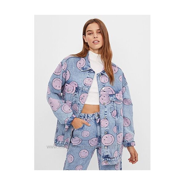 Джинсовая куртка оверсайз Bershka - XS в ідеальному стані