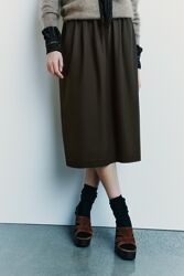 Пряма cпідниця міді Zara - S, M, L, XL