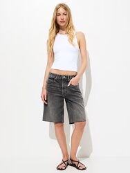 Мішкуваті джинсові шорти бермуди Pull&bear - 32, 34, 36, 38, 40, 42, 44