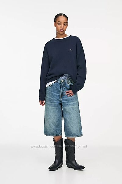 Довгі джинсові шорти бермуди Pull&bear -  36, 38, 40