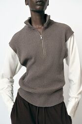 Комбінована кофта сорочка Zara - S, M, L
