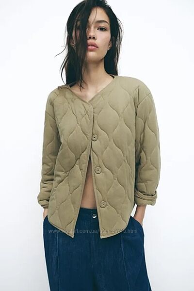 Стьобана бавовняна куртка  Zara - S, M