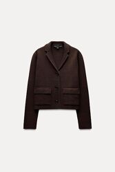 Однотонний коричневий кардиган Zara - XL