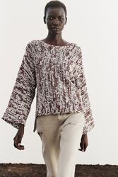 Плетений комбінований светр Zara - S, M