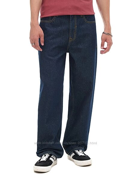 Темно - сині джинси для високого підлітка Cropp Baggy  - 30/34