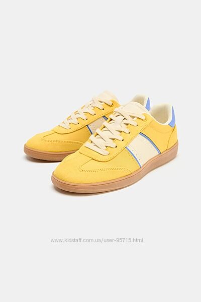 Жовті кеди кросівки Zara -  38, 39, 40